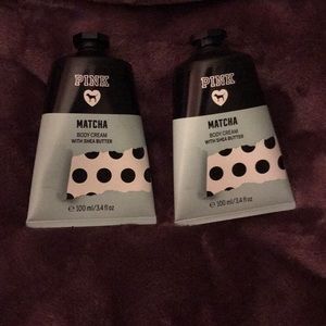 PINK matcha body cream